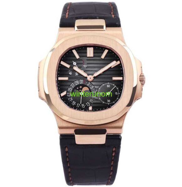 PP Luxury Uhren Pateksphilipes Uhren Sport Elegant Serie 5712R-001 ROSE Gold High Class Herren-Mechanik Business Fashion Fashion Fashion Sports Watch HB47