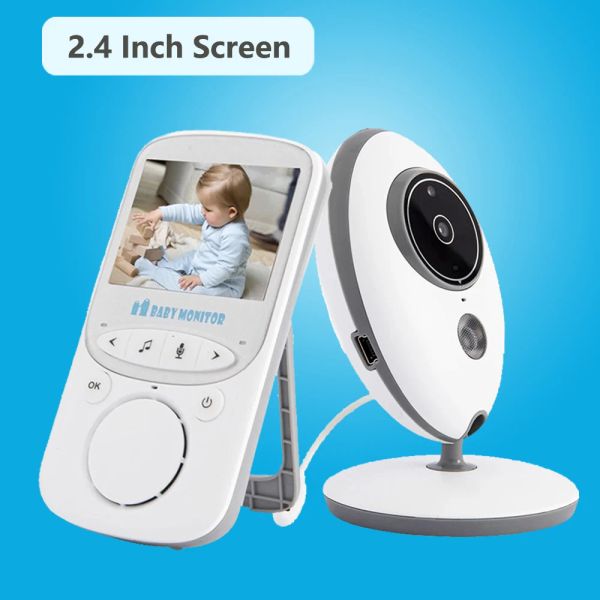Monitores VB605 Wireless LCD Áudio Vídeo Baby Monitor Walkie Talkie Radio Nanny Music Intercom Ir Portable Baby Camera Baby Babysitter
