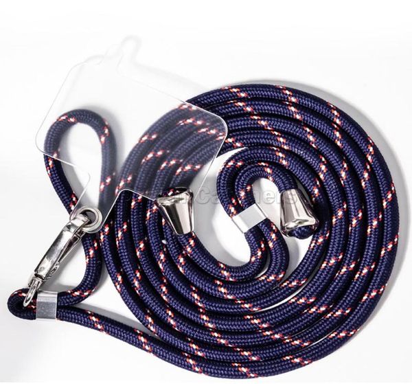 Briated Lanyard -Träger abnehmbare functioal hängende Lanyards mit Metallklauenverschluss -Abzeichenhalter String für Smartphone Halskette2270870