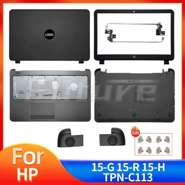 Casos novos para HP 15T 15H 15G 15R 15Z 250 255 G3 Laptop LCD Tampa traseira da tampa frontal Caixa inferior Palmrest