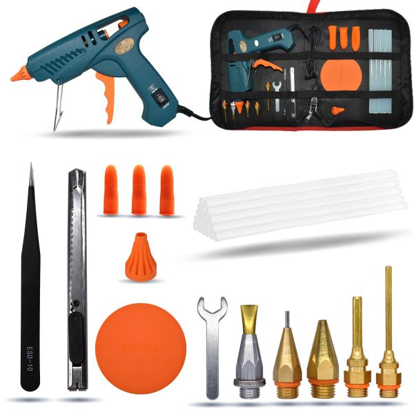 Gun Hot Melt Glue Gun 15 em 1 kit de ferramentas Gun Silicone 50W/Off/150W Switch para Crafts Repair DIY Uso