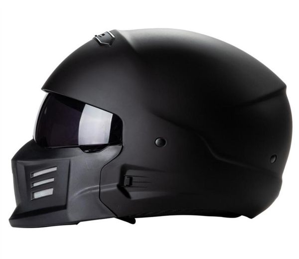 Capacetes de motocicleta Modular Capacete de Racing Facial Combate Combate Combate Agressivo Espago e Light Weight8036777