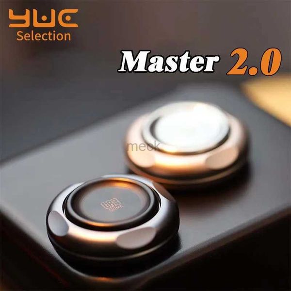 Decompressione giocattolo Yuc Magnet Ratchet Tatyt Coin Master 2.0 Gao Studio Stret Relief Toys Cool Things Things Spinner Desk Spinner Desk Toy EDC Gadgets Tops 240413