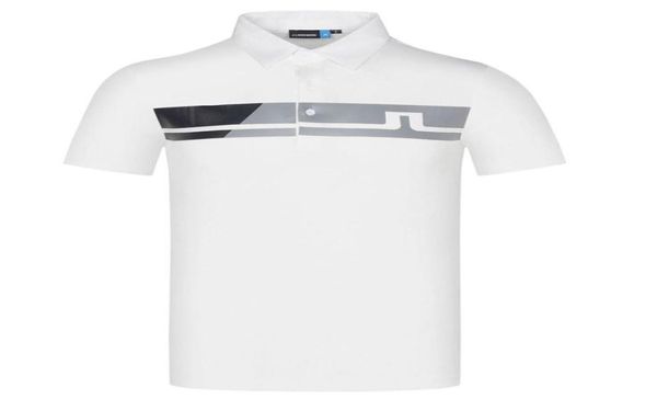 Primavera verão Novos homens Manga curta Camiseta de golfe branca ou preta roupas esportivas ao ar livre camisa de golfe sxxl na escolha Ship1660792