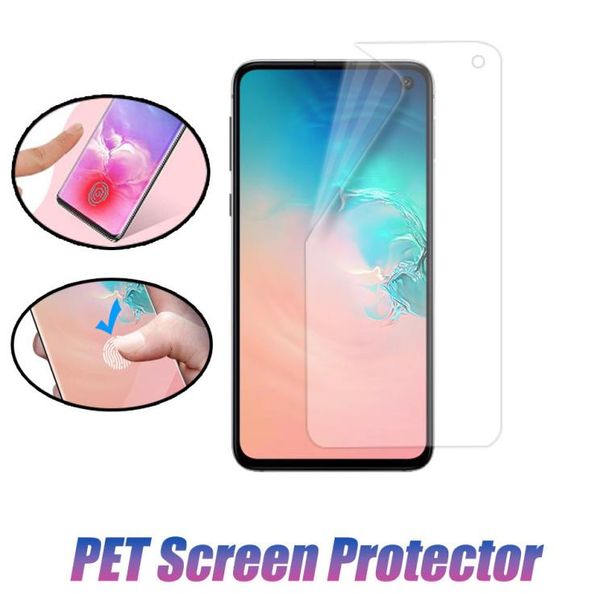 Für Samsung Galaxy Hinweis 10 S10PLUS S9 Note 9 Vollbedeckte geschwungene Highe Clear Front Screen Protector Protective Film Soft PET NO TEMPE7066825