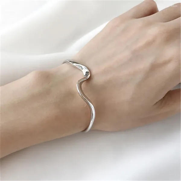 Bangle Fashion Styly Girls сгибает дуговая вода для водяной волны открытие простых браслетных женщин подарки