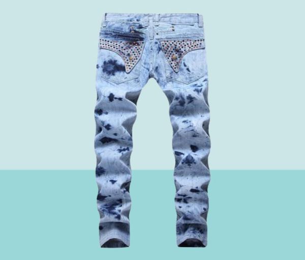 2019 jeans per motociclisti da uomo dritti slim fit con abbigliamento con zip distretto a buco streetwear stile robin jeans9144670