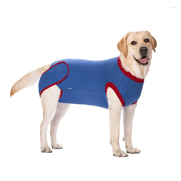 Hundebekleidung Erholung Anzug für männliche/weibliche Anti -Licking nach kantiger Bauchwunden Onesie BodySuit kleine mittelgroße große Hunde