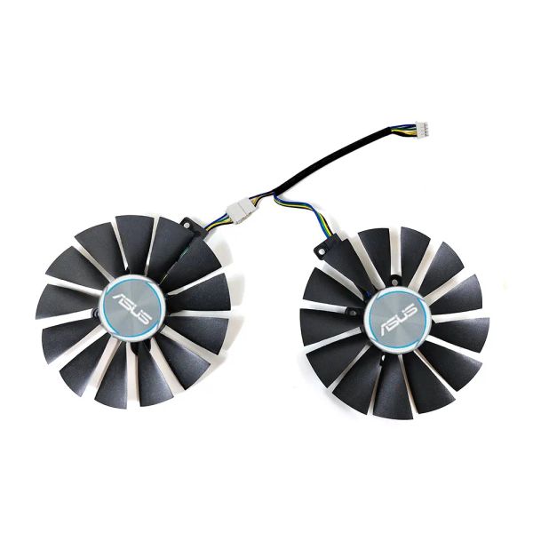 2pcs 87mm PLD09210S12HH GTX1060 GTX1070 RX480 FAIS DE COPRIDADE PARA ASUS SERVES DUAL GTX 1070 1060 RX 480 470 570 CARTAS GRAFICAS