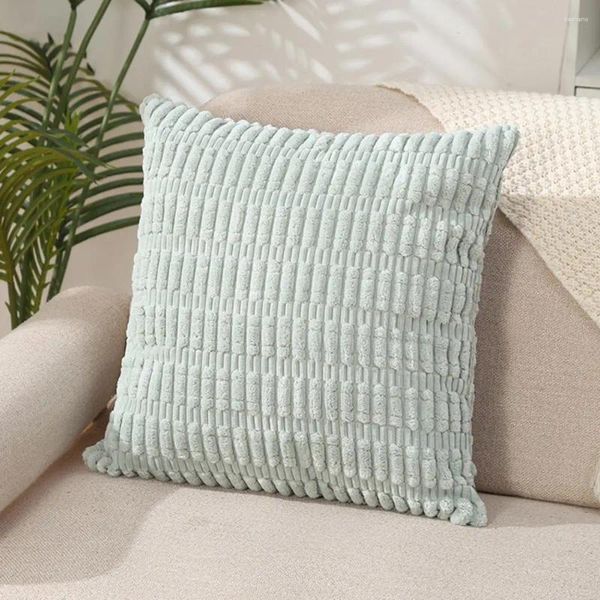 Kissen Easy Tuck Pillowcase Flanell Hülle versteckte Reißverschlussabdeckung für Wohnkultur am Bett -Sofa Dekoration Dicke