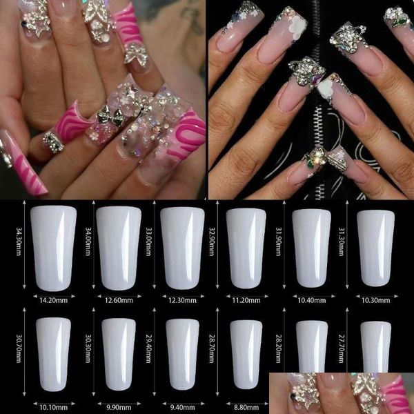 Falsche Nägel 504x Entenspitzen Füße Flamm für Erweiterungen Dropship Delivery Health Beauty Nail Art Salon otevf