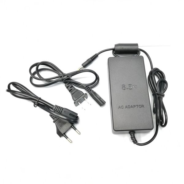 Kabel 10pcs AC 100 ~ 240 V Adapter Netzteil Ladegerät DC 8,5 V 5.6A -Adapter für Sony PS2 Slim 70000 Serie EU