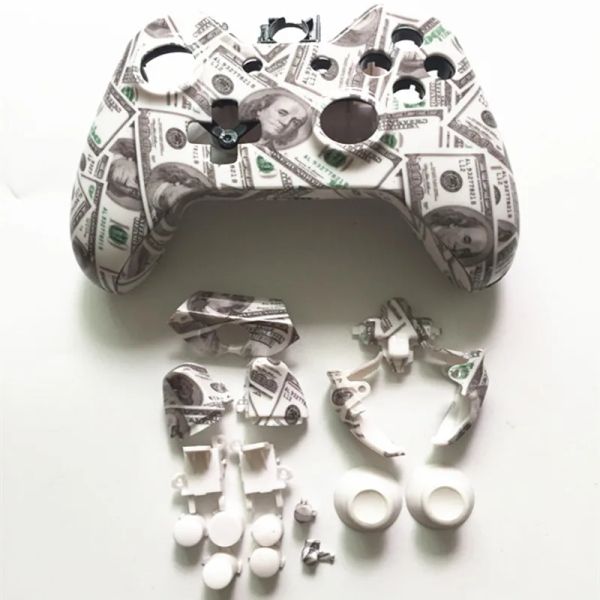 Fälle für Microsoft Xbox One Controller drahtloser Abdeckungsersatz Voller Set benutzerdefinierte Hundert Dollar Controller Shell Tasten Mod Kit