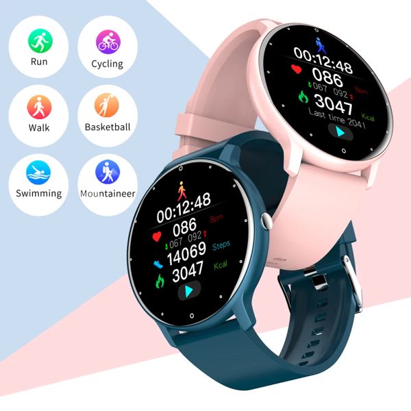 RELISÕES ORIGINAL ZL02 Smart Watch Freqüência cardíaca Pressão arejada esportes Sports IP67 Pulseira de smartwatch Smartwatch para Android iOS