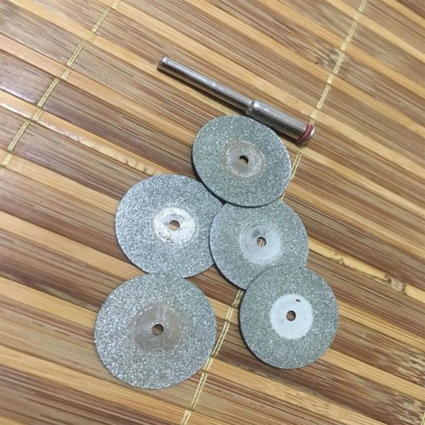 5 pezzi Disco di taglio Mini Dremel Strumento per accessori rotanti Diamond Riding Ruota Rotante Rotante Disco Abrasive Abrasive