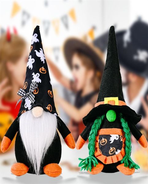 Halloween Party Plush Bolls Gnomi senza faccia Rudolph Pumpkin Hat 23cm Bambola Toy Girl Boy Favorite Regalo Preferito Beard White DHL 1533962