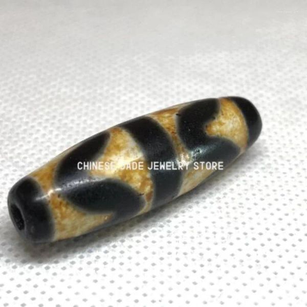 Colares pendentes Antique Magic Magia velha tibetana ágata dentes tigre amuleto dzi bead c018