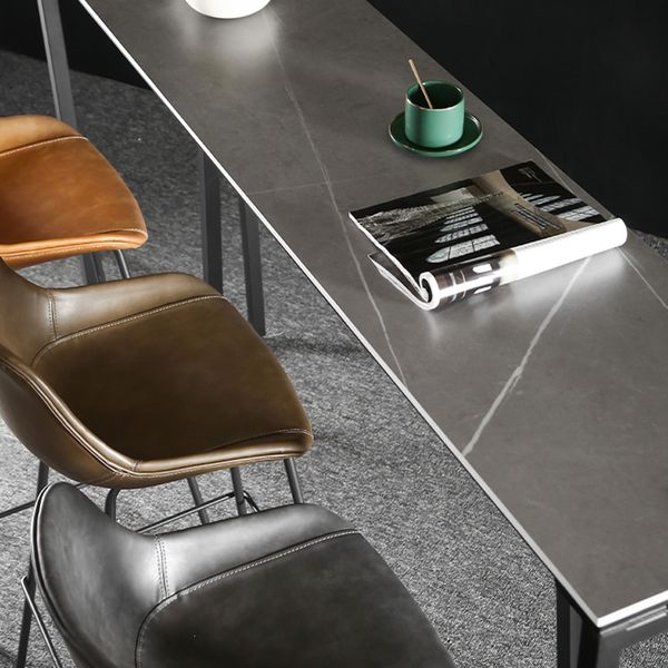 Nordic Minimalist Bar Table Design Moderne Arbeitsplatte Party Kunstbarentisch High Long Tavoli da Pranzo Lounge Möbel