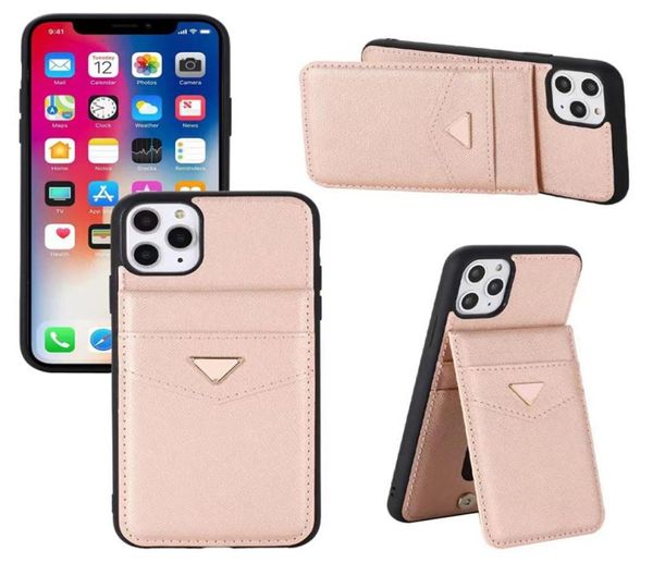 Fashion Luxury Designer Phone Case per iPhone 14 14 Plus 13 12 11 Pro Max XR XS 7 8 Case Back Shell con portafoglio Portaio LAZY Holder 2688540