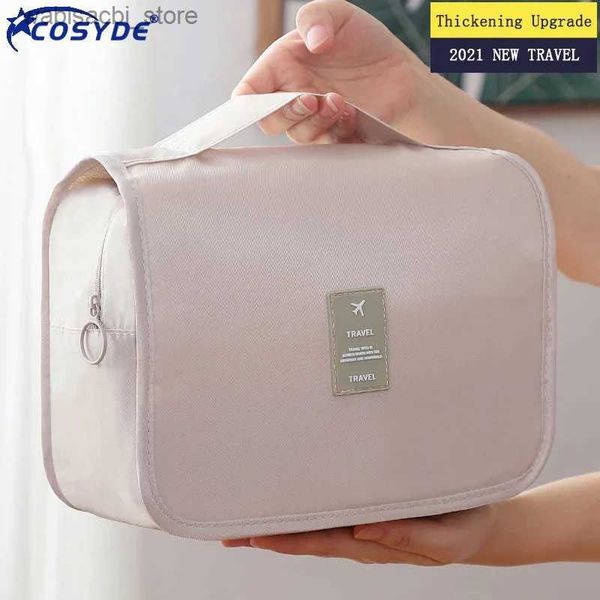 Sacchetti cosmetici uomini donne nuove borse da trucco da viaggio portatile organizzatore di vanità recedile femminina bolsa cosmetica sacca da bagno per donne l49