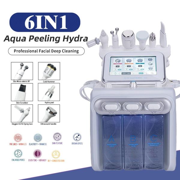 Equipamento de beleza multifuncional 50 Off Oxygen Facial Machine Oxygen Machine Hydra DermoBrasion Machine por atacado