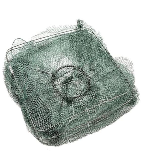 2019 Nuovo pieghevole pesce pieghevole pescatore pescamento esca da pesca trappola gamberetti cast gage net fi3411114