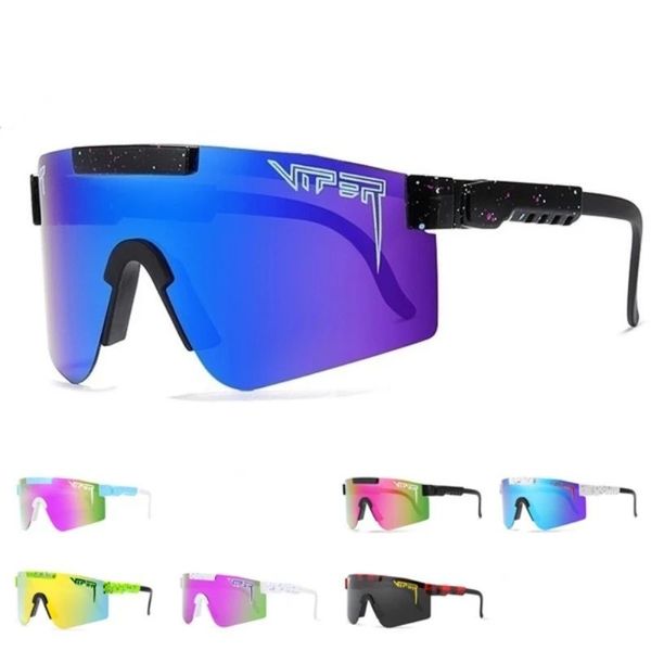 Occhiali da sole ciclistica per esterni per la protezione UV polarizzante Specchio a cornice grande occhiali da equitazione all'aperto protezione da sci in montagna di montagna Cool Colours Sport Glasses