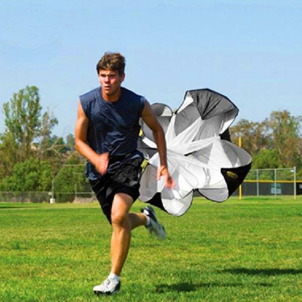 Krafttraining physischer Regenschirm Fußball Widerstand Fallschirm -Krafttraining mit Sprengstoffgeschwindigkeits Regenschirm