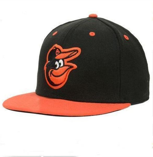 2021 Новейшая мода Arrinle Fashion Orioles Baseball Caps Hiphop Gorras Bones Sport для мужчин Женщины Flat Fitted Hat6723407