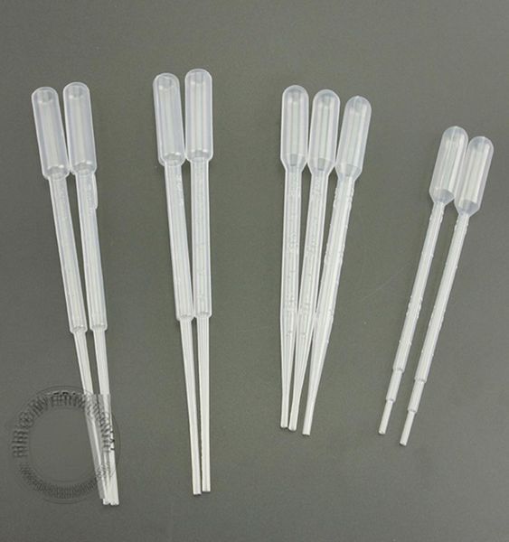 Kapazität 1ml 2ml 3ml 5 ml Plastikflaschenübertragung Pipette Tropper 500pcslot Factory Ganz 160 mm langes LDPE -Material Flüssigkeitsrohr5154378