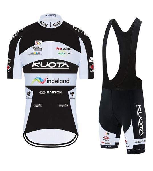 2021 Новая командная команда Kuota Cycling Jersey Cycling Set Men039s Summer Pro Bicycle Wear Mtb Bike Shorts костюм Maillot culott2680401