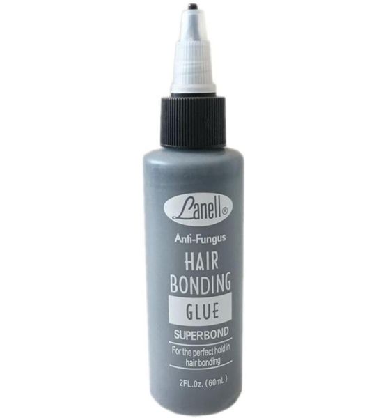 colar cola de cabelo preto ferramentas de cabelo acessórios Adesivos 1 garrafa 2 oz 60 ml lanell preto tecela tecela