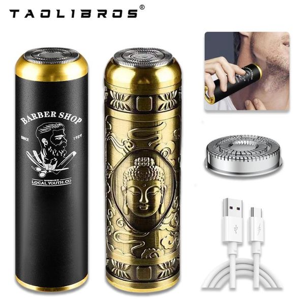 Mini Razor de barbeador elétrico para homens e damas com axila lavável para o corpo recarregável USB para casa e viagens7607592