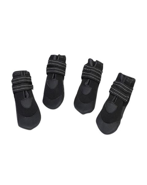 Abbigliamento per cani scarpe luminose per animali domestici impermeabili spessi caldi per cani di piccola taglia stivali da neve antisciplina con boot cuccioli di bootie PU Product Winte8318523