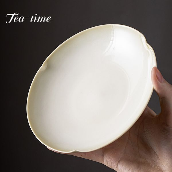 Chinesische bläulich graue Keramik -Topf -Lagerhalter japanischer dünner Körper trockener Einweihtisch Trockener Brauen Tisch Tee Tee Tear Dekoration