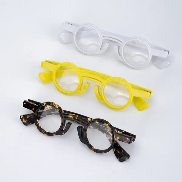 Солнцезащитные очки кадры маленькие круглые глазные очки для мужчин ацетат высококачественные рамы женщин миопия оптические