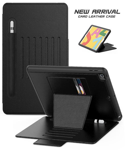 Custodia per tablet intelligente per iPad 7th Gen 2019 Copertina in pelle per iPad 102 pollici con Stand4176017