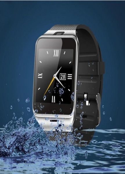 In Stock DZ09 Bluetooth Smart Watch Sync Sim Card Phone Smart Watch für iPhone 6 plus Samsung S6 Note 5 HTC Android iOS Phone VS U846680
