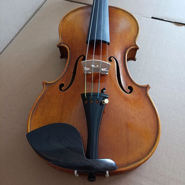 Starker Ton Guarneri Model handgefertigte Geige 4/4 Italienisch Retroöllack Ahorn Geigenprofessionelle Musikinstrumente mit Fall