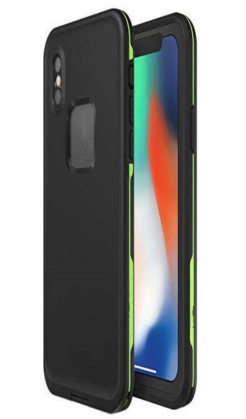 2018 Case Life Water Düzeltici İPhone X İPhone 8P 7P FRE BEYAZ PAKET Su geçirmez Kılıf Perakende Ambalajı 5503446