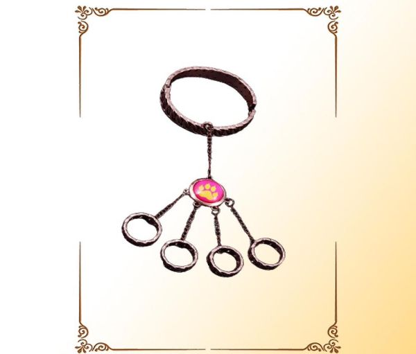 Очарование браслетов аниме Reddy Girls Ring Bracelet Set Juleka Couffaine Cat Claw можно открыть закрытый подарок для детей Cosplay3966179