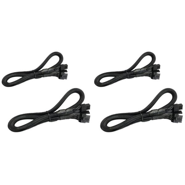 Versorgung 4 Pack 8 Pin bis 8 Pin (6+2) PCIe VGA Supply Cable Flex für EVGA Supernova 650 750 850 1000 1600 2000 G2 G3 P2 T2 GS