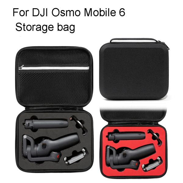 Acessórios para DJI OM6 Bag de armazenamento móvel PTZ Caixa de armazenamento portátil para OSMO Mobile 6 Case