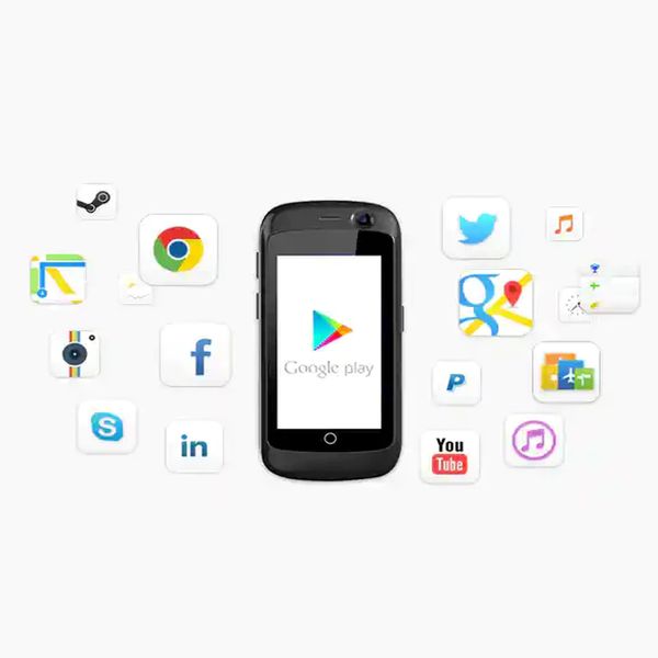 Unihertz Jelly Pro Super Mini 4G Smartphone Quad Core 3GB 32GB Android 8.1 telefone celular desbloqueado 2MP 8MP Câmera 950mAh