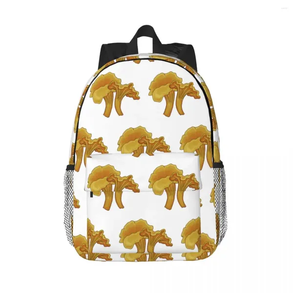 Zaino Golden Chantelle Mushrooms Backpacks Boys Girls Book Bag Fashion Borse per bambini Baglie di zaino per laptop Stucco a zaino