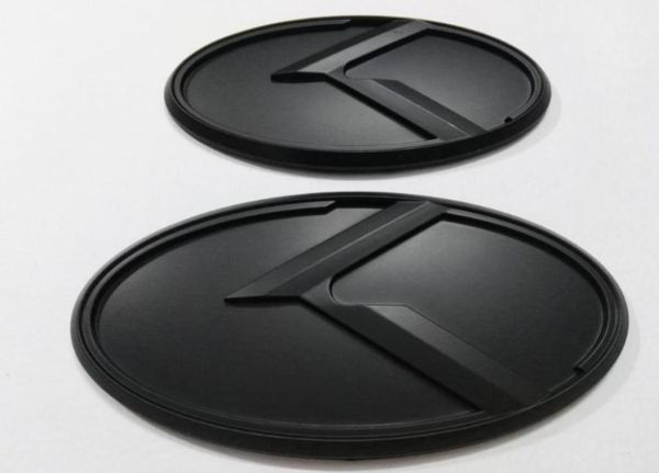 2pcs Новый 3D Black K Logo Badge Emblem Sticker Fit Kia Optima K5 20112018Car Emblems7106940