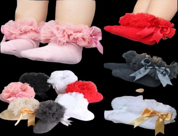 5PAIYS10PCS 26Y KIDS TUTU NOCKS SOCK SHORT девочки SOCK SOCK PRINCESS Шелковая лента Bowknot кружев