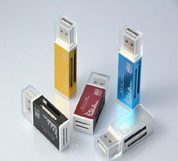 Красочный Micro SD TF Card Reader USB 20 чтения карты памяти в одном читателе2585479