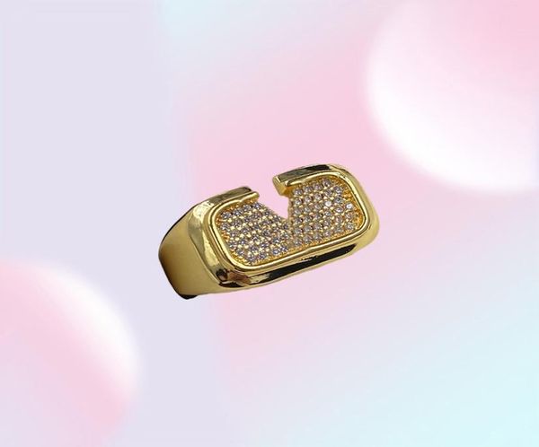 Винтажные буквальные кольца кольца широкий стальной уплотнение платиновое кольцо мужчины женщины из розового золота кольца Valentine039 подарка с Box1314061