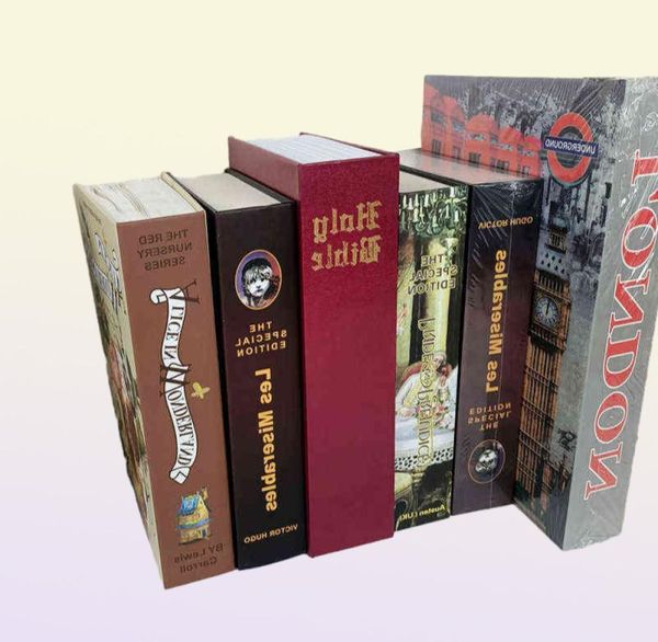 Kitap Stili Gizli Güvenli Kutu Simülasyon Şifre Kombinasyonu Anahtar Kilit Gizli Kutu Ev Seyahat Araba Money Mücevher Telefon Güvenleri H11026021286